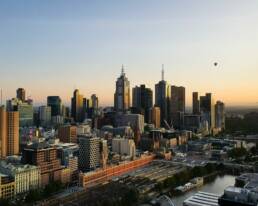 Melbourne city skyline